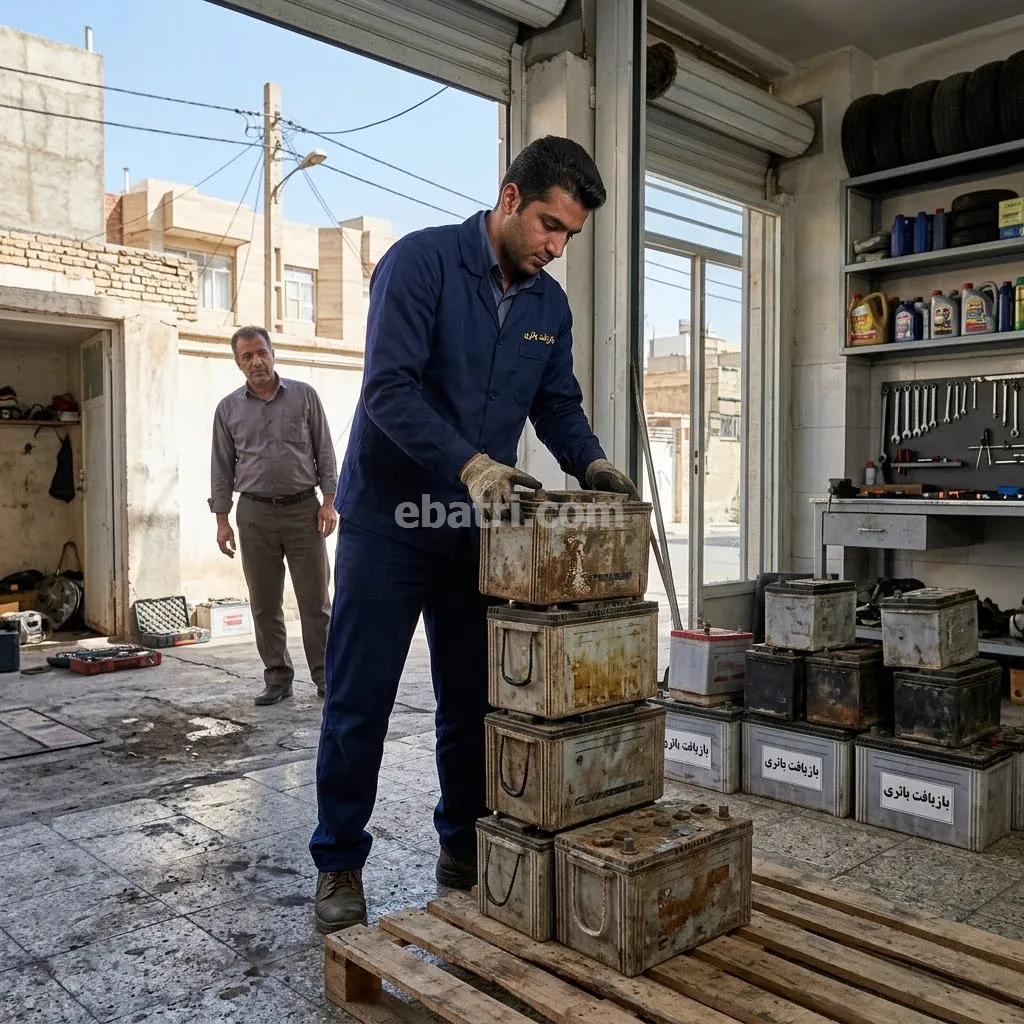 خرید باطری اسقاطی در محل